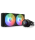 NZXT Kraken 240 RGB Procesador Sistema de refrigeración líquida todo en uno 12 cm Negro 1 pieza(s