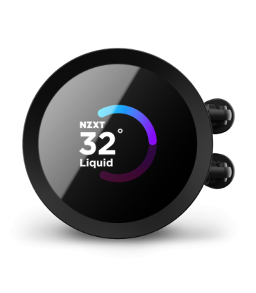 NZXT Kraken 240 RGB Procesador Sistema de refrigeración líquida todo en uno 12 cm Negro 1 pieza(s