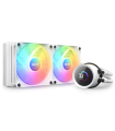 NZXT Kraken 240 RGB Procesador Sistema de refrigeración líquida todo en uno 12 cm Blanco 1 pieza(s)
