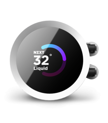 NZXT Kraken 240 RGB Procesador Sistema de refrigeración líquida todo en uno 12 cm Blanco 1 pieza(s