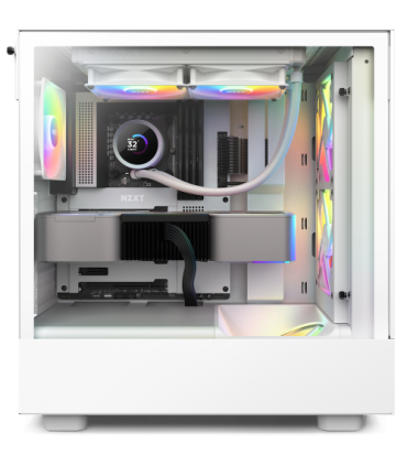 NZXT Kraken 240 RGB Procesador Sistema de refrigeración líquida todo en uno 12 cm Blanco 1 pieza(s