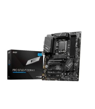 PLACA MSI PRO B760-P II,INTEL,1700,B760,4DDR5,128GB,HDMI+DP,4SATA+2M.2,4USB 3.2+2USB-C,2.5GB,ATX