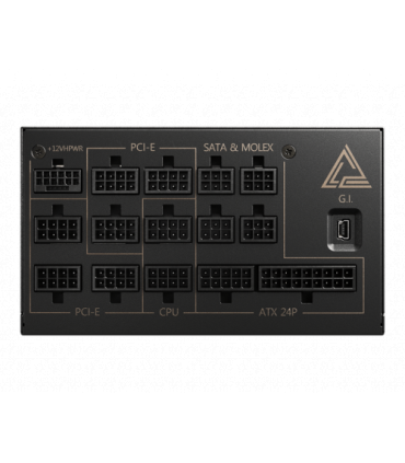 MSI MEG AI1300P PCIE5 unidad de fuente de alimentación 1300 W 24-pin ATX ATX Negro