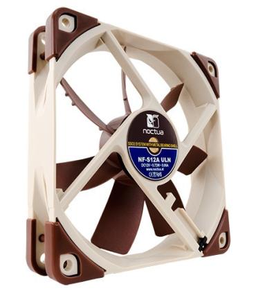 NOCTUA VENTILADOR CAJA NF-S12A-ULN 800RPM, 120MM FAN, 120X120X25MM, 12V, 8,6 DB(A), 74,3 M3/H, 0,62 MM H2O, 3 PINES