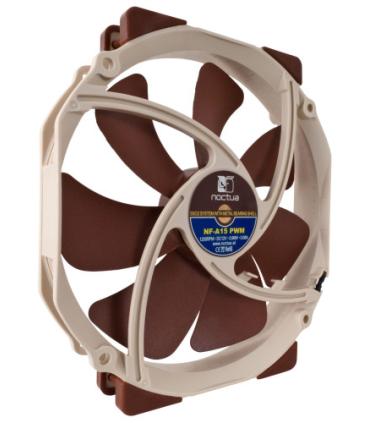 NOCTUA VENTILADOR CAJA NF-A15 PWM, 140MM FAN, 140X150X25MM, 12V, 1200RPM/900RPM/300RPM, 19,2 DB(A), 115,5 M3/H, 1,51 MM H2O, 4..