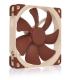 NOCTUA VENTILADOR CAJA NF-A14 ULN, 140MM FAN, 140X140X25MM, 12V, 800RPM/650RPM, 11,9 DB(A), 79,8 M3/H, 0,69 MM H2O, 3 PINES