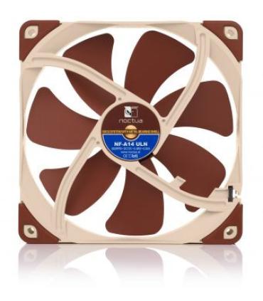 NOCTUA VENTILADOR CAJA NF-A14 ULN, 140MM FAN, 140X140X25MM, 12V, 800RPM/650RPM, 11,9 DB(A), 79,8 M3/H, 0,69 MM H2O, 3 PINES