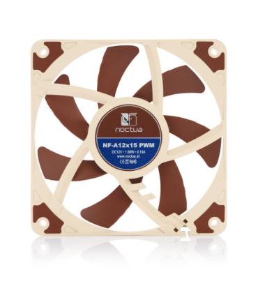 NOCTUA VENTILADOR CAJA NF-A12X15-PWM , 120MM FAN, 120X120X15MM, 12V, 1850RPM/1400RPM/450RPM, 23,9 DB(A), 94,2 M3/H, 1,53 MM H2O.