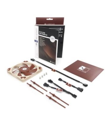 NOCTUA VENTILADOR CAJA NF-A12X15-PWM , 120MM FAN, 120X120X15MM, 12V, 1850RPM/1400RPM/450RPM, 23,9 DB(A), 94,2 M3/H, 1,53 MM H2O.