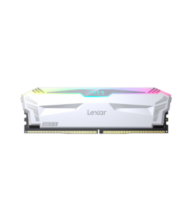 LEXAR MEMORIA ARES DDR5 32GB (2X16GB) 6400 CL32 1.4V HEATSINK RGB DUAL PACK WHITE LD5EU016G-R6400GDWA