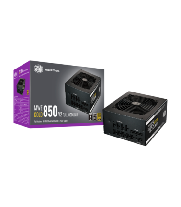 Cooler Master MWE Gold 850 V2 ATX 3.0 Ready unidad de fuente de alimentación 850 W 24-pin ATX Negro