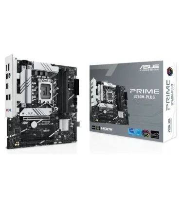 PLACA ASUS PRIME B760M-PLUS,INTEL,1700,B760,4DDR5,128GB,HDMI+DP,4SATA+2M.2,5USB 3.2+1USB-C,2.5GB,MATX