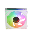 MARS GAMING MF-LINKFINITY, 120MM PWM MODULAR FAN, LINKFINITY CONTACT SYSTEM, INFINITY MIRROR ARGB 360º, WHITE