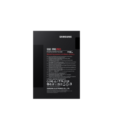Samsung 990 PRO M.2 4 TB PCI Express 4.0 V-NAND MLC NVMe