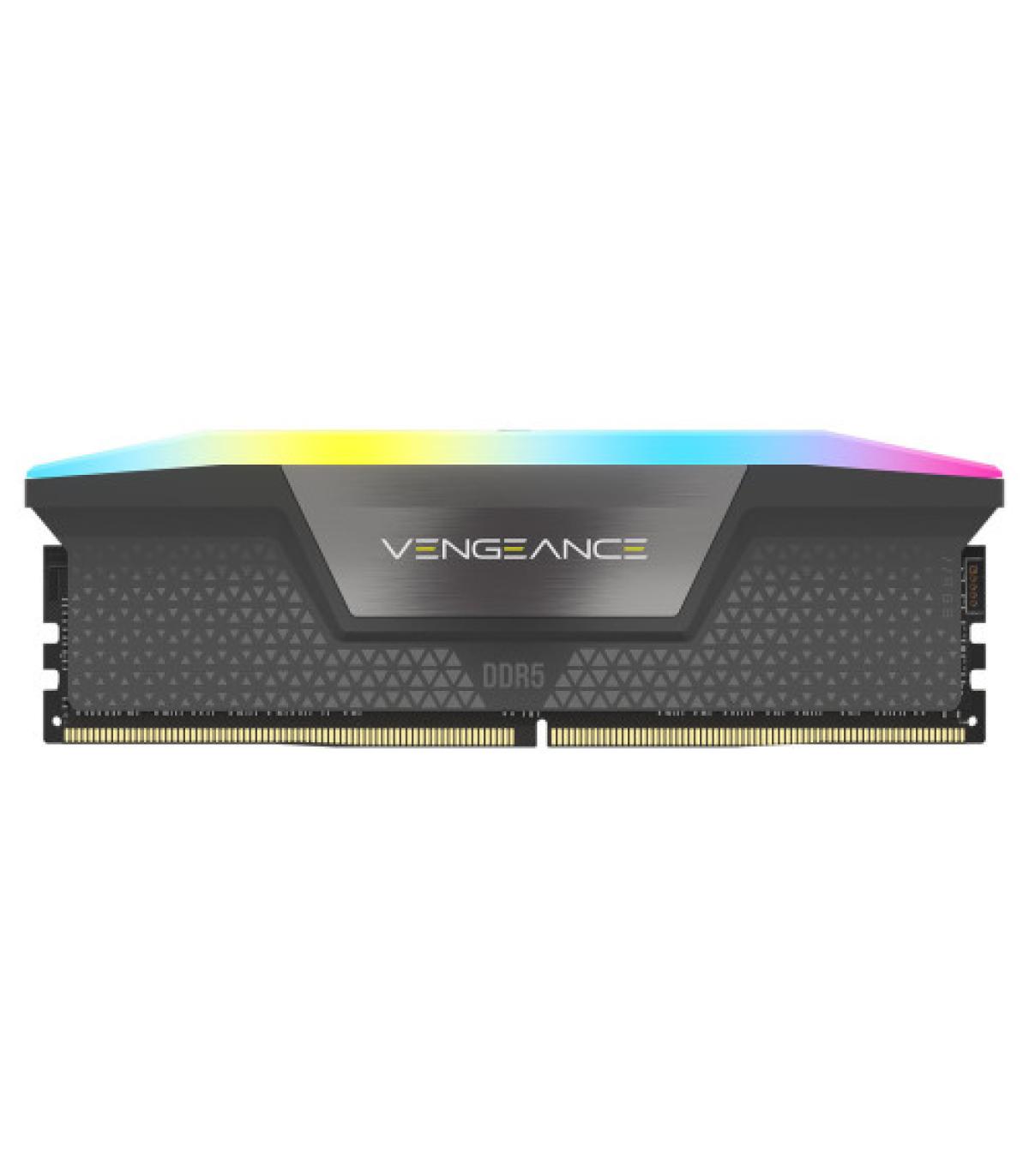 MEMORIA CORSAIR DDR5 32GB 2X16GB PC6000 VENGEANCE RGB CMH32GX5M2E6000Z36