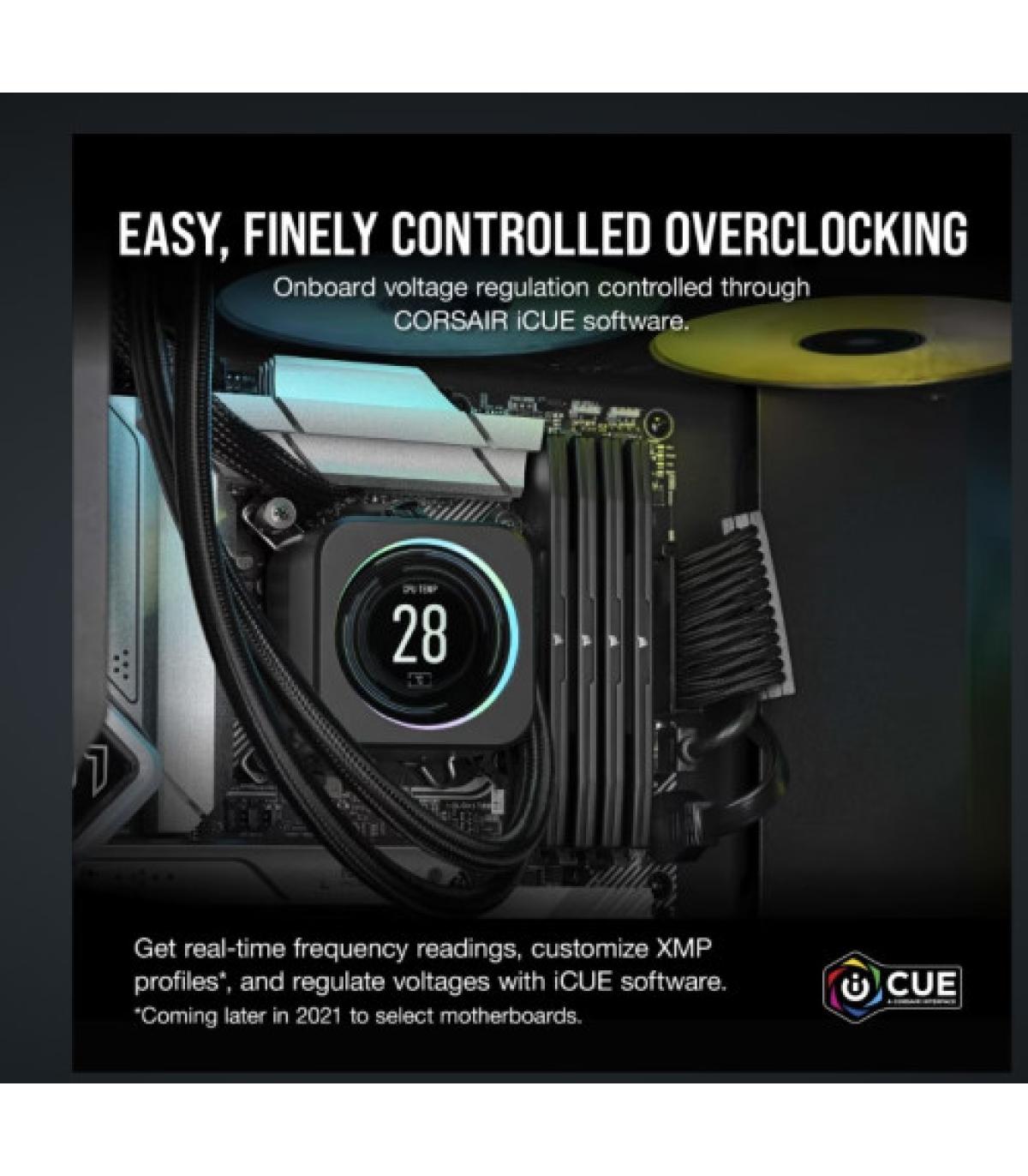 MEMORIA CORSAIR DDR5 32GB 2X16GB PC5600 VENGEANCE CMK32GX5M2B5600Z40