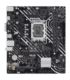 PLACA ASUS PRIME H610M-D,INTEL,1700,H610,2DDR5,96GB,VGA+HDMI,4SATA3,1M.2,2USB2.0,2USB3.2,USB-C,1GBLAN,MATX