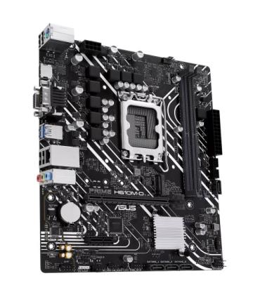 PLACA ASUS PRIME H610M-D,INTEL,1700,H610,2DDR5,96GB,VGA+HDMI,4SATA3,1M.2,2USB2.0,2USB3.2,USB-C,1GBLAN,MATX