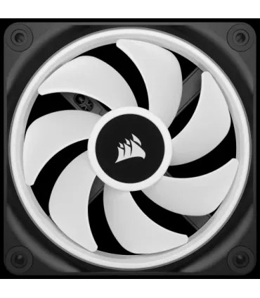 Corsair CO-9051001-WW sistema de refrigeración para ordenador Carcasa del ordenador Ventilador 12 cm Negro, Blanco 1 pieza(s