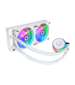 Cooler Master MasterLiquid PL240 Flux White Edition Carcasa del ordenador Kit de refrigeración líquida 12 cm Blanco