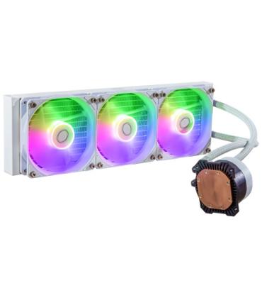Cooler Master MasterLiquid 360L Core ARGB White Carcasa del ordenador, Procesador Kit de refrigeración líquida 12 cm Blanco