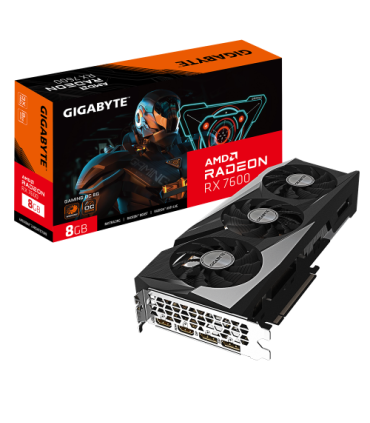 Gigabyte Radeon RX 7600 GAMING OC 8G AMD 8 GB GDDR6