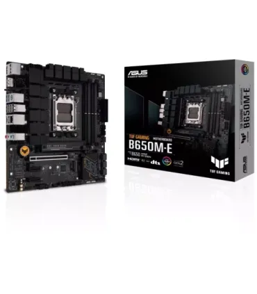 PLACA ASUS TUF GAMING B650M-E,AMD,AM5,B650,4DDR5,128GB,HDMI+2DP,4SATA3+2M.2,2.5GB,6USB3.2,MATX