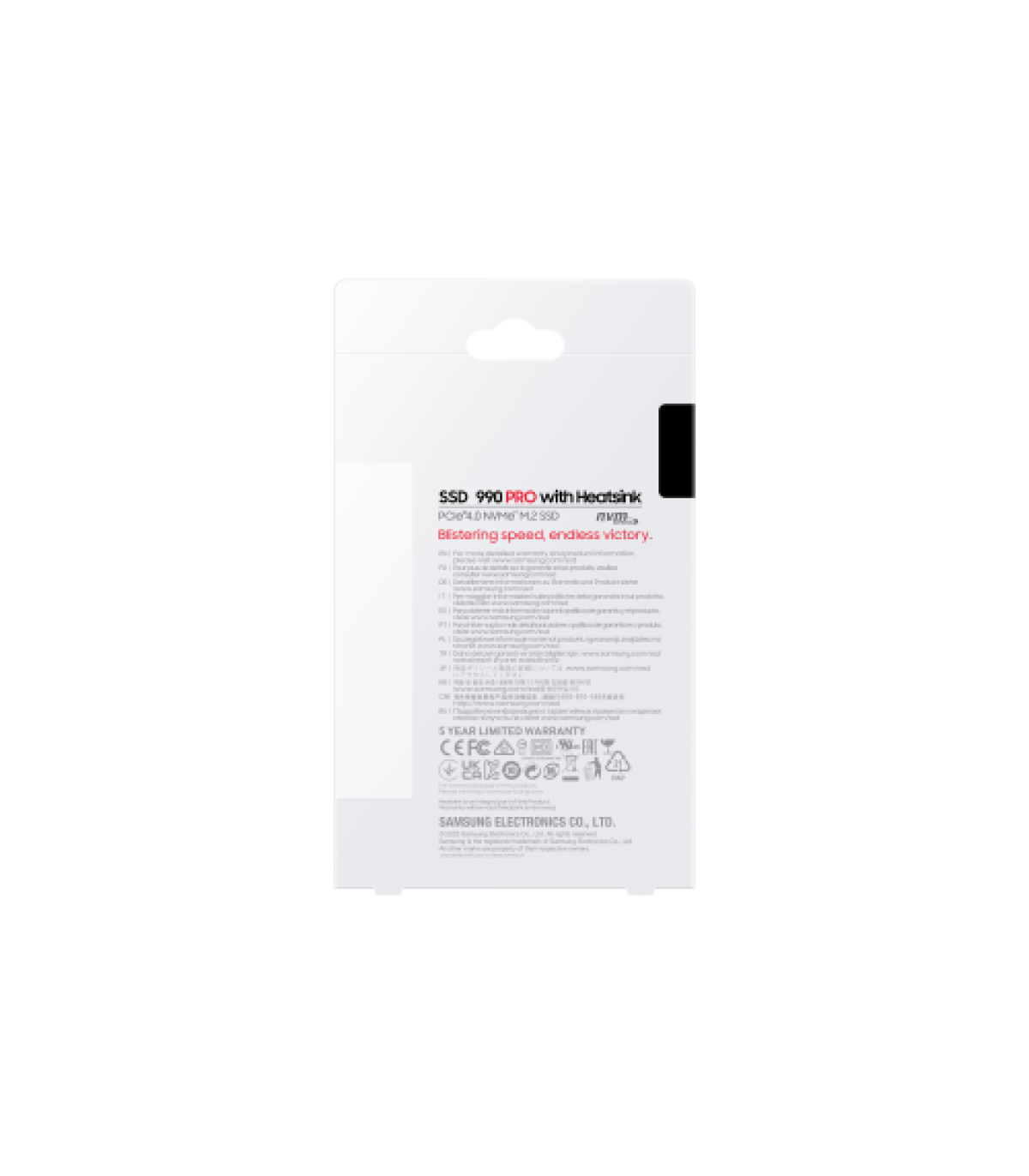 Samsung MZ-V9P1T0 M.2 1000 GB PCI Express 4.0 V-NAND MLC NVMe