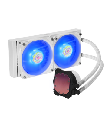 Cooler Master MasterLiquid ML240L V2 RGB White Edition Placa base Sistema de refrigeración líquida todo en uno 12 cm Blanco