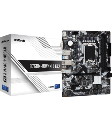 Asrock B760M-HDV/M.2 D4 Intel B760 LGA 1700 micro ATX