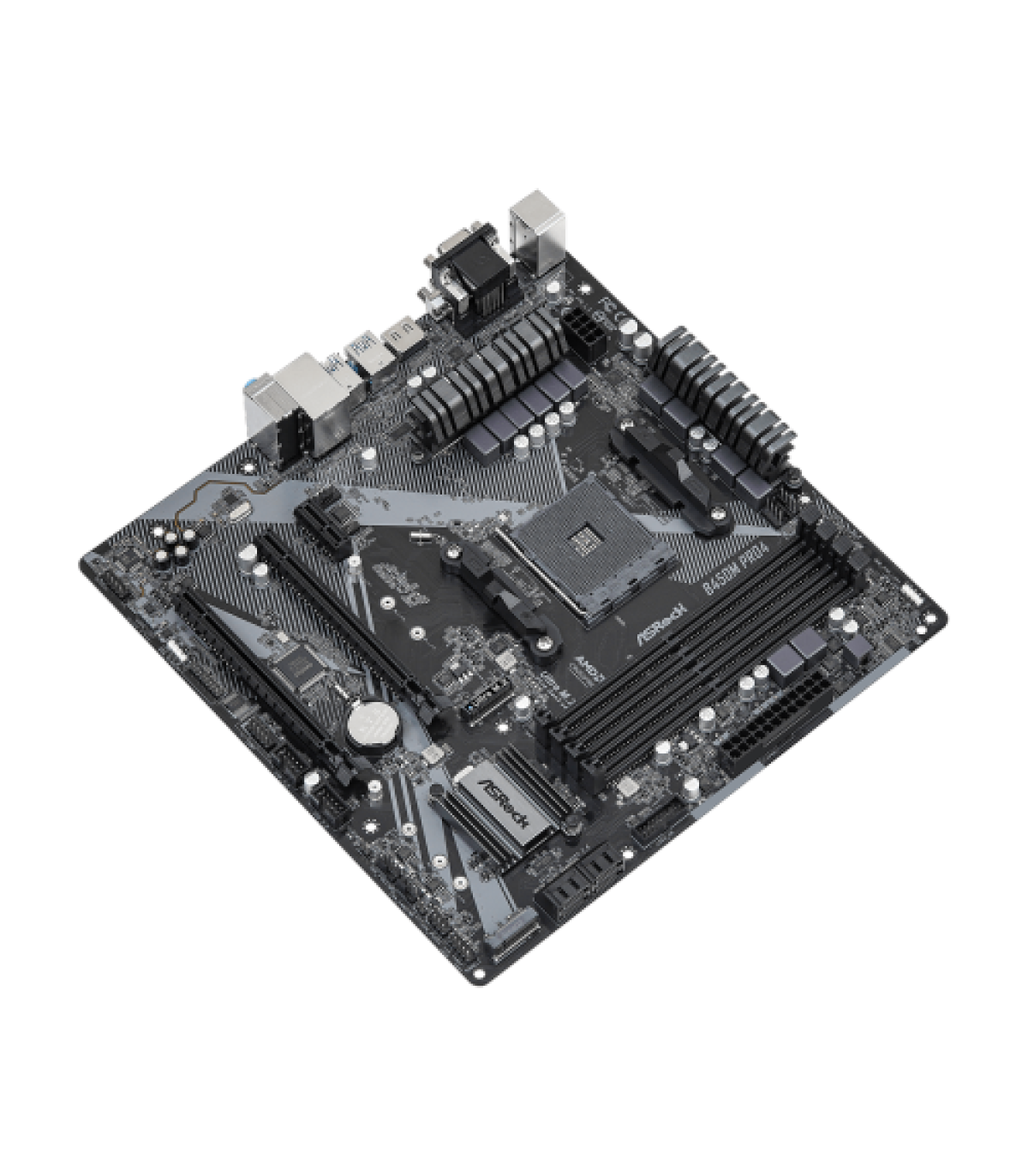 Asrock B450M Pro4 R2.0 AMD B450 Zócalo AM4 micro ATX