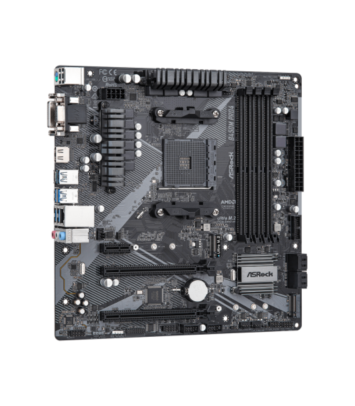 Asrock B450M Pro4 R2.0 AMD B450 Zócalo AM4 micro ATX