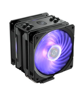 Cooler Master Hyper 212 RGB Black Edition w/LGA1700 Carcasa del ordenador, Procesador Enfriador 12 cm Negro