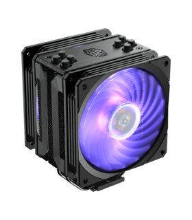 Cooler Master Hyper 212 RGB Black Edition w/LGA1700 Carcasa del ordenador, Procesador Enfriador 12 cm Negro