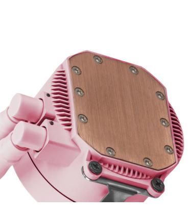 Mars Gaming ML-ONE120 Rosa Refrigeración Líquida CPU TDP 200W Espejo Infinito Ventilador FRGB Silencioso Multisocket Universal