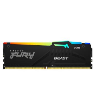 MEMORIA KINGSTON FURY BEAST RGB DDR5 16GB 5200MHZ CL40 KF5