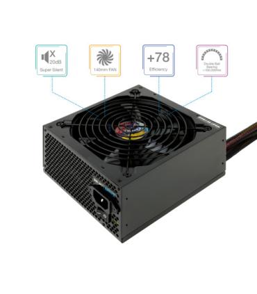 TooQ TQAPOLO-750SP unidad de fuente de alimentación 750 W 20+4 pin ATX ATX Negro