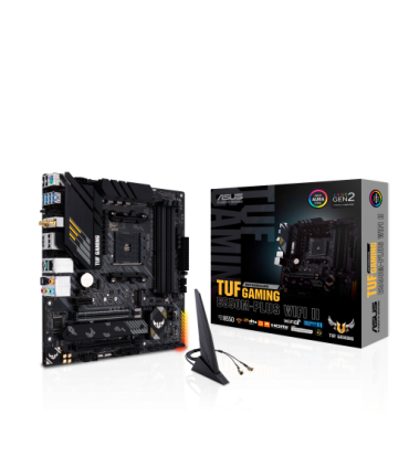 ASUS TUF GAMING B550M-PLUS WIFI II AMD B550 Zócalo AM4 micro ATX