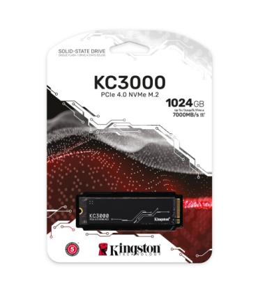 Kingston Technology KC3000 M.2 1024 GB PCI Express 4.0 3D TLC NVMe