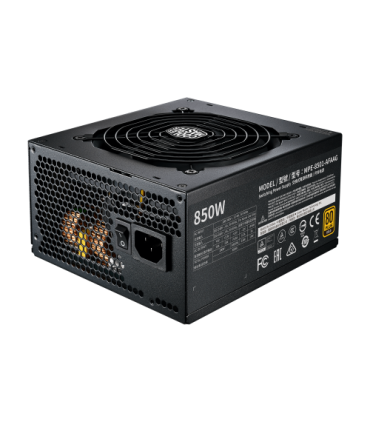 Cooler Master MWE Gold 850 - V2 Full Modular unidad de fuente de alimentación 850 W 24-pin ATX ATX Negro