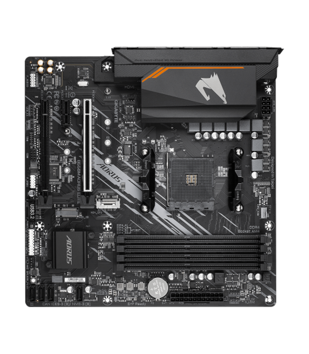 Gigabyte B550M AORUS ELITE Zócalo AM4 Micro ATX AMD B550