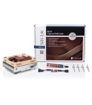NOCTUA COOLER CPU NH-L9I BAJO PERFIL, 95X95X37MM, INTEL LGA1150, LGA1151, LGA1155, LGA1156, LGA1200