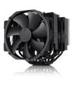 NOCTUA COOLER CPU NH-D15 CHROMAX.BLACK [NH-D15 CH.BK], 6 HEATPIPES DUAL TOWER, 2X NF-A15 140MM FAN PWM, INTEL LGA1851, LGA1700, 