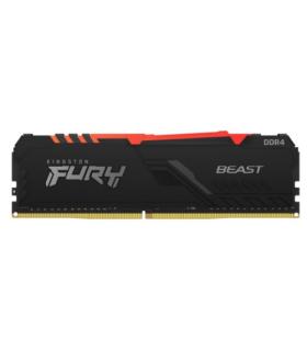 MEMORIA KINGSTON FURY BEAST RGB DDR4 16GB (KIT 2) 3200MHZ CL16 - KF432C16BB2AK2/16