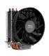 Mars Gaming MCPUBK Disipador Profesional - Soporta 160W TDP - 4 Heatpipes HCT - Ventilador 110mm PWM Silencioso - Compatible Int