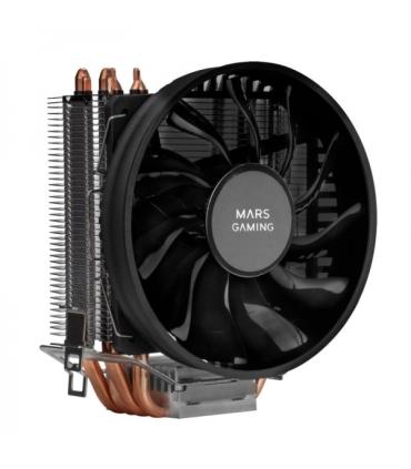 Mars Gaming MCPUBK Disipador Profesional - Soporta 160W TDP - 4 Heatpipes HCT - Ventilador 110mm PWM Silencioso - Compatible Int