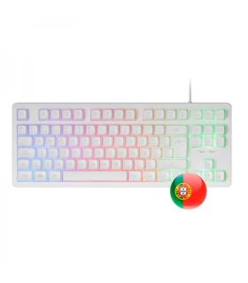 Mars Gaming MK023 Teclado Gaming - Tecnologia H-Mech RED - Iluminacion FRGB LED - Anti-Ghosting - Compatibilidad Universal - Est