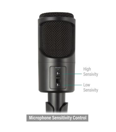 Ewent EW3552 micrófono Negro Micrófono para PC