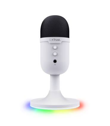 Trust GXT 234P Yunix Blanco Micrófono de superficie para mesa