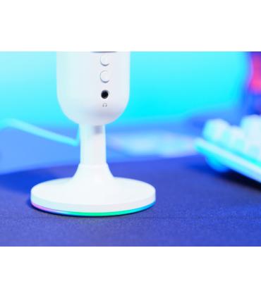 Trust GXT 234P Yunix Blanco Micrófono de superficie para mesa